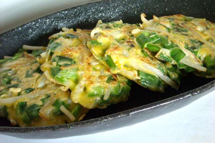 もやしとにらのお焼き レシピ 作り方 By いわやん クックパッド 簡単おいしいみんなのレシピが359万品