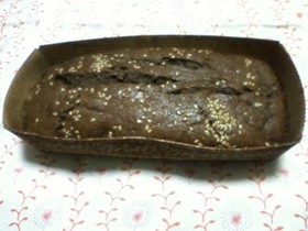 バナナとゴマのパウンドケーキ
