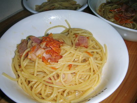 子供パクパクめんつゆパスタ