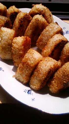 秘伝!ニンニク大好き焼きおにぎり