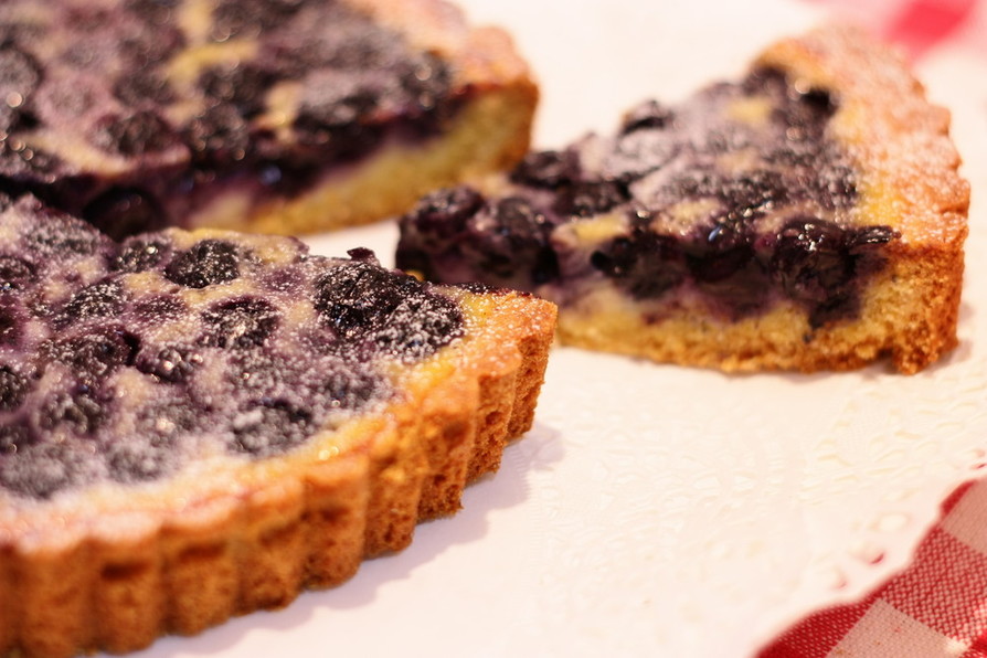 ブルーベリーとアーモンドのタルト レシピ