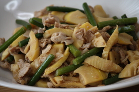 たけのこと豚肉の炒め煮☆