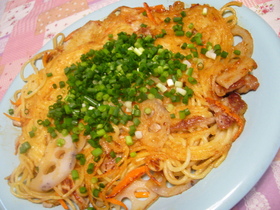 パスタのお焼き
