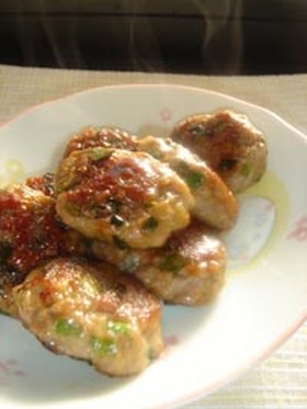 お弁当にしょうがネギバーグ♡