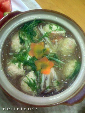 我が家の基本の鶏団子