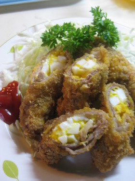 タママヨ肉巻きフライ