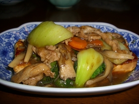 豆腐の黄金焼き とろ~り野菜あんかけ