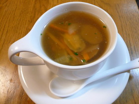 あさりと香味野菜のジュリエンヌスープ