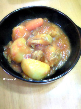 チキンのトマト煮込み