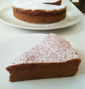 ふわしゅわ☆とろけるチョコレートケーキ
