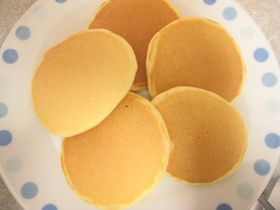 天ぷら粉で♪ふわふわ~のホットケーキ☆