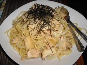 ツナときのこの和風パスタ