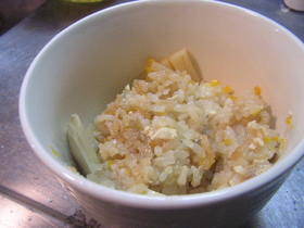 おくればせながら 筍ご飯