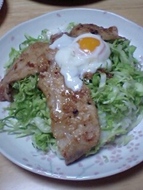 つゆだく!しょうが焼きプレート