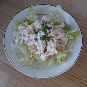 はんぺんと新玉ねぎのサラダ