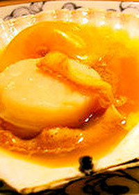 殻付き帆立（ホタテ）のバター醤油焼き