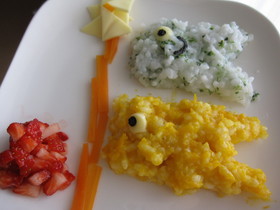 こどもの日に!離乳食で鯉のぼり