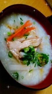 鶏もも肉の中華粥☆の写真