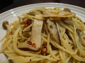 和風しょうゆハーブのスパゲティ