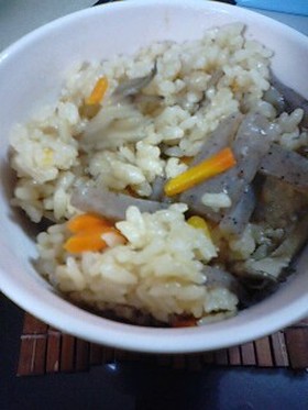 手抜き炊き込みご飯