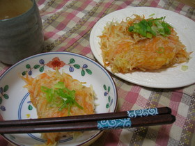 じゃがいもとにんじんのがれっと