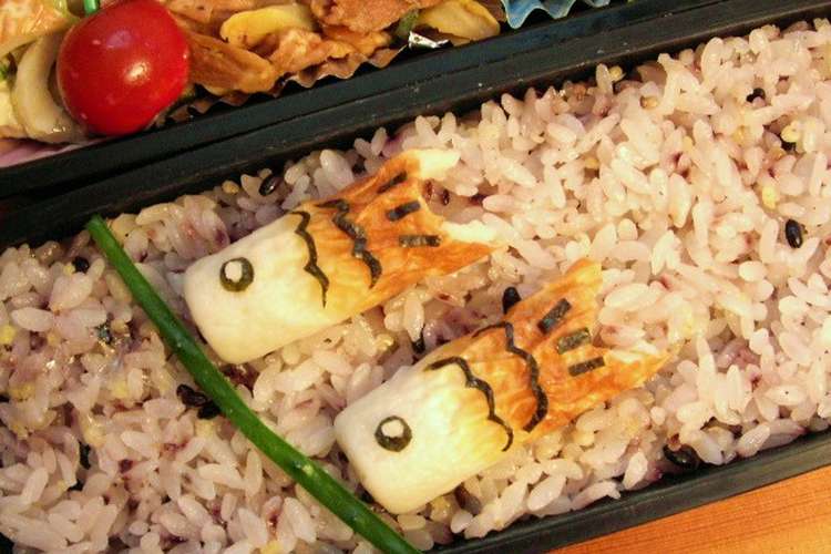 こどもの日のキャラ弁 こいのぼり弁当 レシピ 作り方 By ガッちゃん クックパッド 簡単おいしいみんなのレシピが361万品