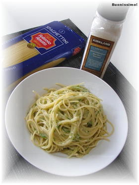 オクラのネバネバ冷製パスタ