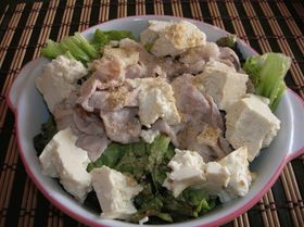 豚肉のふわふわサラダ