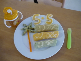 こどもの日☆ホットケーキで鯉のぼり☆