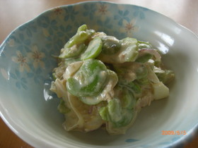 簡単おいしい♪そら豆サラダ