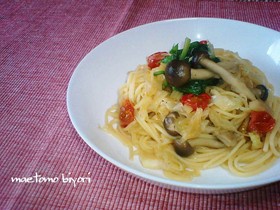 和風パスタ✿キャベツ&しめじ✿