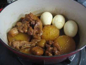ルクルーゼで作ろ!*親子大根甘辛煮