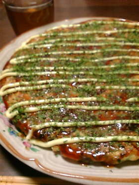 豆腐でヘルシー♪ふわふわお好み焼き