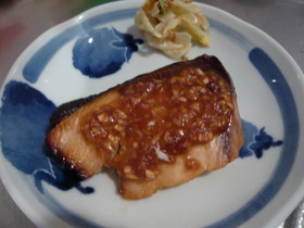 ブリの柚子胡椒焼き