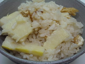一味違う☆たけのこごはん