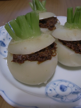 たまねぎの練り味噌