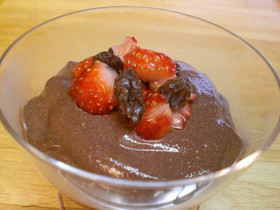 *豆腐のチョコクリームデザート*