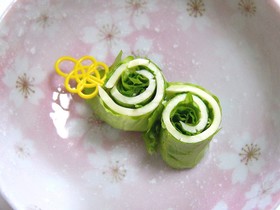お弁当に♬くるくるレタスチーズ☆彡