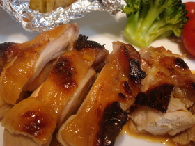 簡単♪漬けて焼くだけ!照り焼きチキン