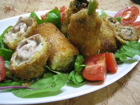 ♪豚肉の3種カツ揚げ♪