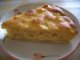 サクサクしっとり!リンゴのケーキ♡