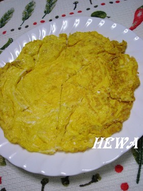 ちゃちゃっと✽ごまたっぷり薄焼き卵