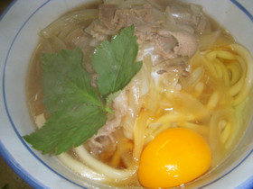 肉うどん(豚肉とたっぷり玉葱)