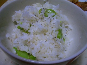 そら豆ごはん
