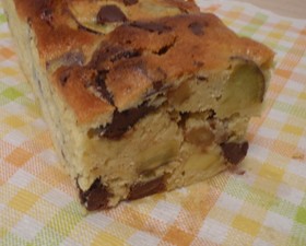さつまいも☆チョコの簡単ずっしりケーキ