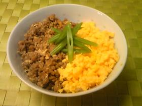簡単!甘め2色丼