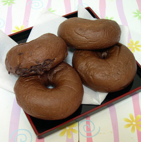 ココアベーグル&ココアチョコベーグル