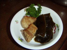 豚の角煮with昆布