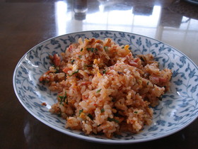 ピリ辛!ふわふわキムチチャーハン