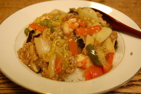 ◇◆豚醤油タレを使った中華丼◆◇